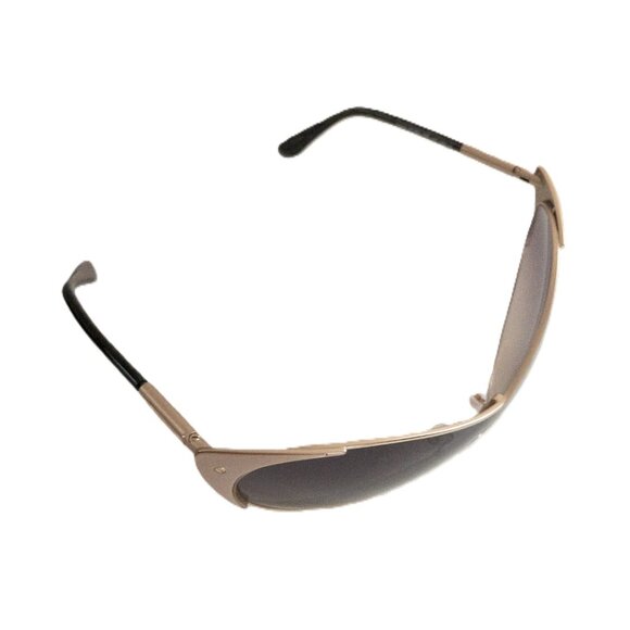 Tom Ford Vanda Oversized Sunglasses UV Cat Eye Nude Gold Vacation Summer - Picture 10 of 16